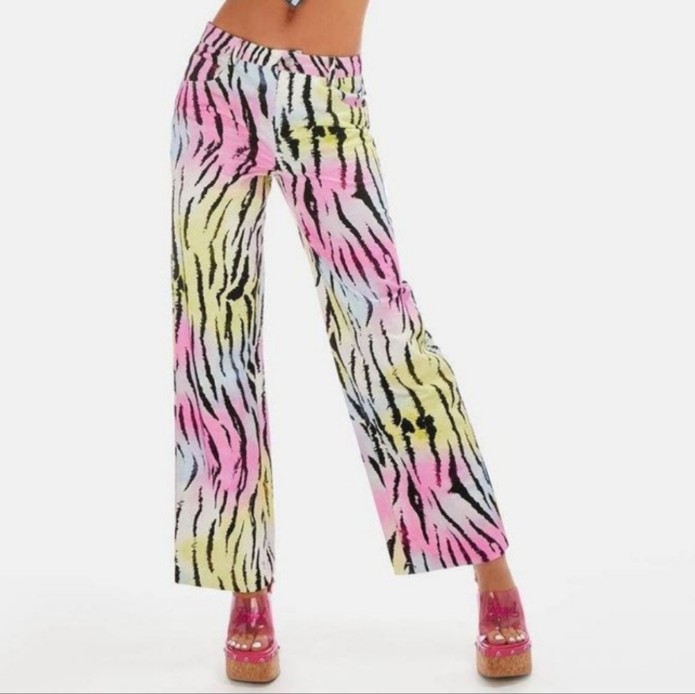Generation Kiss Tiger Tie Dye Boyfriend Jeans